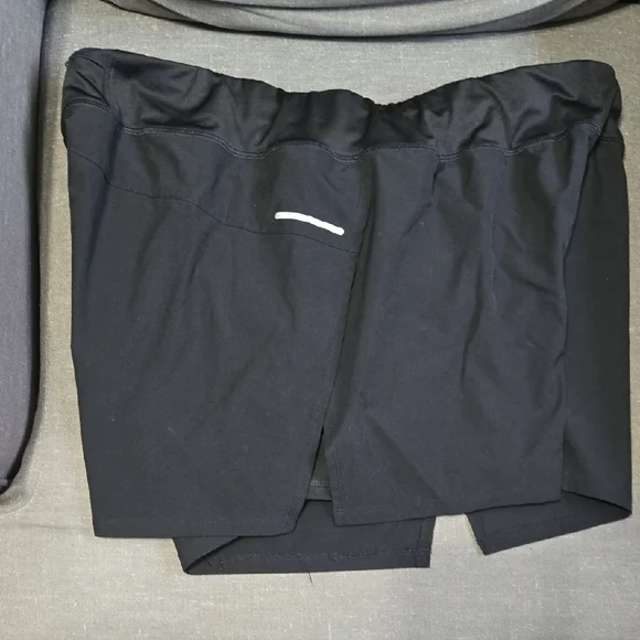 Avia Black Athletic Shorts Moisture-Wicking Mid-Thigh - Picture 5 of 5